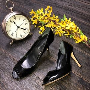 ENZO ANGIOLINI 🖤 Merryann Peep Toes Stilettos